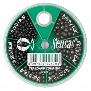 Грузила Sensas STANDARD POLE BOX LRGE ( NO.1 TO 6), арт.: SE-02579