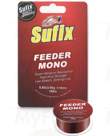 SUFIX Feeder Mono Burgundy, 0,20 мм, 3,3 кг, 150 м , арт.: DS1XL0200MZB2O