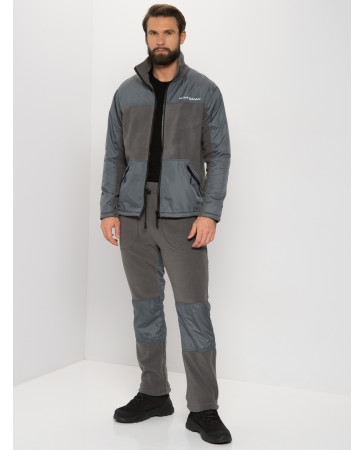 Костюм флисовый HUNTSMAN Пикник-ЛЮКС цв.Серый 52-54/182 тк.Флис, арт.: 4627199923765