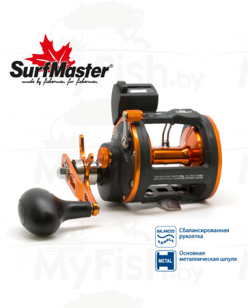 Катушка мультипликаторная Surf Master Sea Wizard 30L со счетчиком; SMSW30L, арт.: 90494-KVR