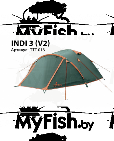 Универсальная палатка Totem Indi 3 (V2), арт.: TTT-018-KEM