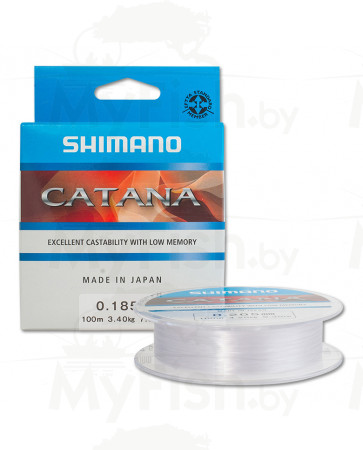 Леска монофильная Shimano Catana Spinning NEW, 100м, арт.: CATSPG10000-SB