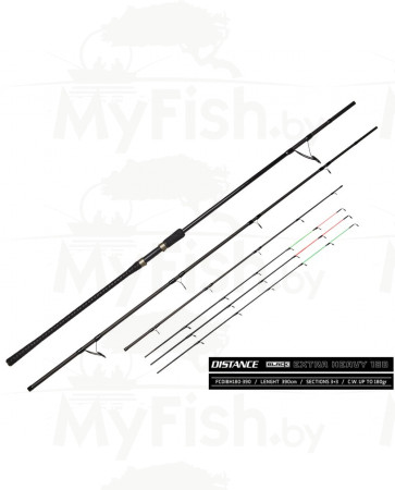 Фидерное удилище Feeder Concept Distance BLACK EXTRA HEAVY 180 3.90, арт.: FCDIBH180-390