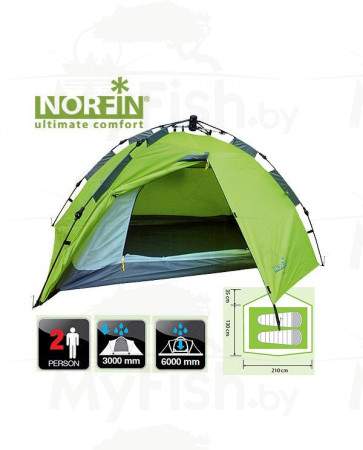 Туристическая 2-х местная палатка NORFIN ZOPE 2 NF-10401, арт.: NF-10401