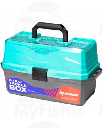 Ящик для снастей Tackle Box трехполочный NISUS TON-242315, арт.: 104743-KVR