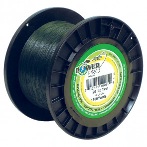 Леска плетеная Power Pro 1370 м Moss Green 0,43, арт.: PPBI137043MG