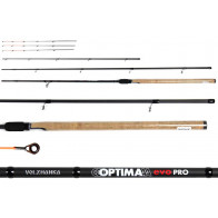 Удилище фидерное "Волжанка Optima Evo Pro 10ft" 3.0м тест 25+гр,2+3 Секции, карбоновая,041-0111 