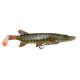 Приманка Savage Gear 4D Pike Shad, 20см, 65гр, 01-Striped Pike