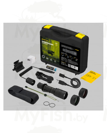 Тактический фонарь ARMYTEK DOBERMANN EXTENDED SET, арт.: F02005C