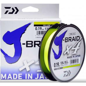 Плетеный шнур Daiwa J-Braid X4E 135m зелёный, арт.: 12741-SB