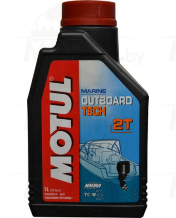 Моторное полусинтетическое масло Motul Outboard Tech 2Tдля 2-х тактных бензиновых двигателей и двигателей с непосредственным впрыском, с различными системами смешивания масла, арт.: 102789