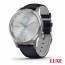 Часы GPS Garmin Vivomove Luxe серебро с кожаным ремешком, арт.: 010-02241-20-AMNI