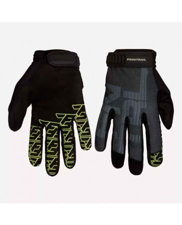ПЕРЧАТКИ FINNTRAIL EAGLE 2841 GRAPHITEYELLOW, L, арт.: 2841GraphiteYellow-L-FINN