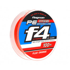 Шнур Flagman PE Hybrid F4 Orange, арт.: 28100-FL-SB