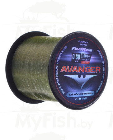 Леска ForMax Avanger Olive 1/4 1000м 0.3мм, арт.: FX030-14-300-FL