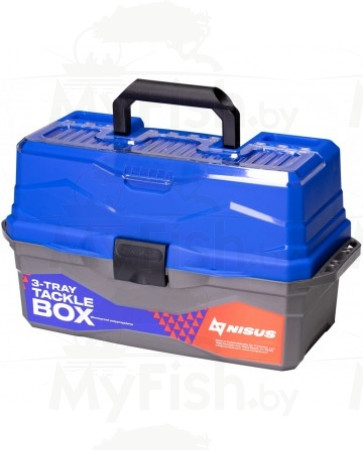 Ящик для снастей Tackle Box трехполочный NISUS TON-241403, арт.: 104748-KVR