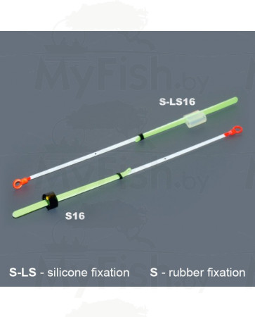 Кивок лавсановый двойной на силиконе NOD S-LS16, 120 мм, жёсткость 0.35; S-LS163512, арт.: 74324-KVR