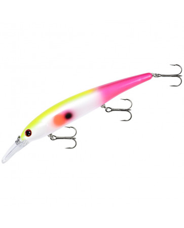 Воблер плавающий Pradco Bandit WALLEYE SHALLOW 120F, White Yellow/Pink Tail, арт.: BDTWBS1OL157