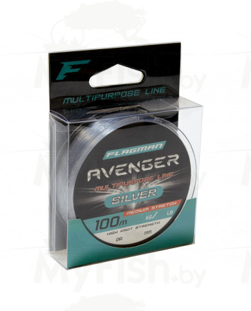 Леска Flagman Avenger Silver 100m 0,30mm, арт.: FL05100030-FL