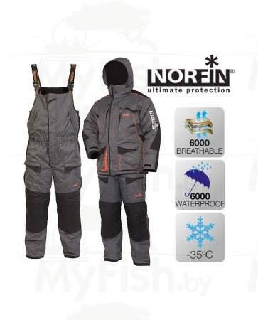 Костюм зимний NORFIN Discovery Gray, XS, арт.: 451100-XS