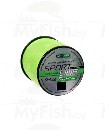 Леска Carp Pro Sport Line Neo Green 300м , арт.: CP4415-FL-SB