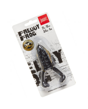 Приманка мягкая Lucky John 3D Series FREDDY FROG 2.5in, арт.: 140422-SB