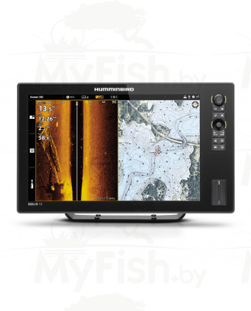 Эхолот HUMMINBIRD SOLIX 15 CHIRP MSI+ GPS G2, арт.: 411050-1