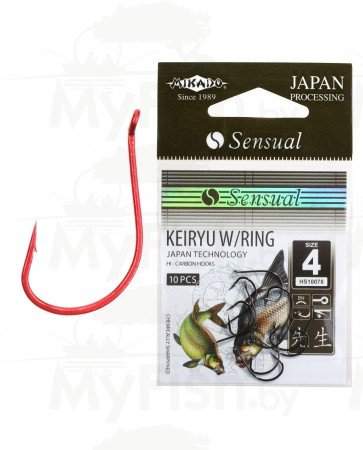 Крючки MIKADO SENSUAL KEIRYU W/Ring, R, арт.: 401958-ART-SB