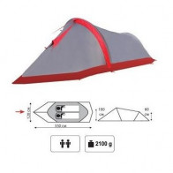 Экспедиционная палатка TRAMP Bike 2 (V2) Green