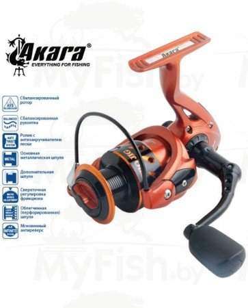 Катушка безынерционная Akara Pro Jig PJF; PJF1000-6, арт.: 37227-KVR