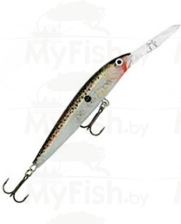 Воблер RAPALA Downdeep Husky Jerk 14 суспендер 4,4-5,5м, 14см, 23гр. DHJ14-GBK, арт.: DHJ14GBK