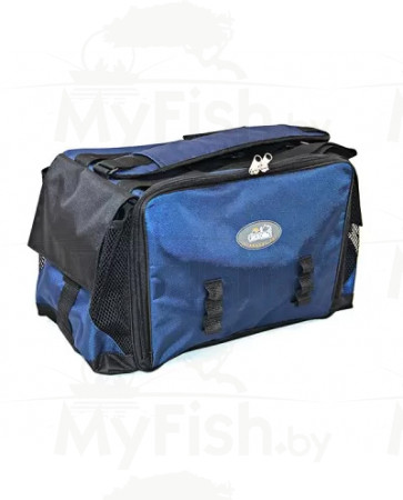 Сумка рыб. "СЛЕДОПЫТ" Lure Bag XL, 40х28х24 см, цв. синий + 5 коробок Luno 28/PF-BP-30GS, арт.: 411769-ART