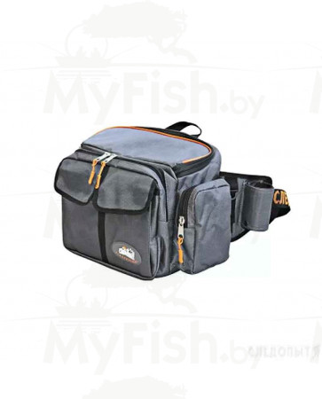 Сумка рыб. "СЛЕДОПЫТ" Fishing Hip Bag T2, 27х23х17 см, цв.серый/PF-BM-04, арт.: 434150-ART