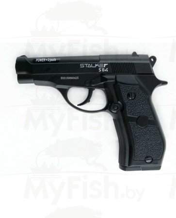 Пистолет пневм. Stalker S84 (в коробке) к. 4,5мм, металл. 120 м/с, черный, арт.: ST-11051M