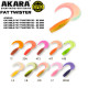 Твистер Akara Eatable Fat Twister 70 417 (5 шт.); EFT70-417-F5