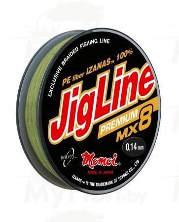 Леска плетеная Momoi JigLine Premium MX8 100м, арт.: 402000-ART-SB