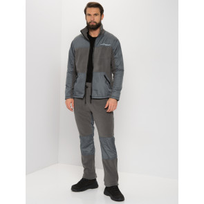 Костюм флисовый HUNTSMAN Пикник-ЛЮКС цв.Серый , арт.: 4627199923741-SB