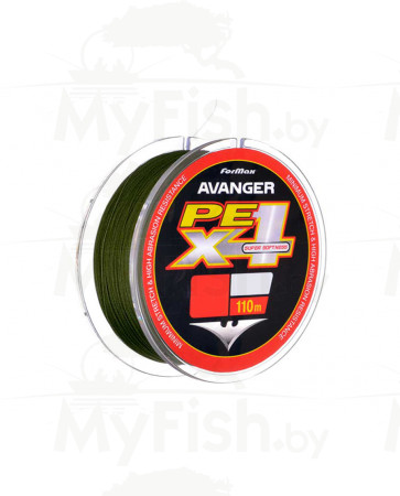 Шнур Formax Avanger PE X4 Green , арт.: FX42110-FL-SB