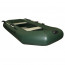 Лодка гребная Polar Bird Чирок 260 Т СС Teal Стеклокомпозит (красный), арт.: ПБ108-KEM