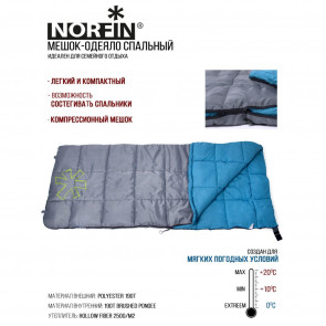 Мешок-одеяло спальный Norfin ALPINE COMFORT 250 R, арт.: NFL-30237