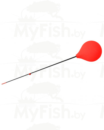 Удочка зимняя Flagman Балалайка с пенопластовой ручкой красный, арт.: RBUZ-R-FL