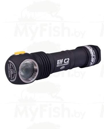 Мультифонарь Armytek Elf C2 Micro-USB + 18650, теплый свет, XP-L, 980 люмен, 103 метра, арт.: F05101SW