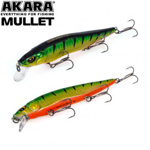 Воблер Akara Mullet 110F 14 гр. (1/2 oz 4,3 in); M110F, арт.: M110FL-SB-KVR