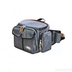 Сумка рыб. "СЛЕДОПЫТ" Fishing Hip Bag T2, 27х23х17 см, цв.серый/PF-BM-04, арт.: 434150-ART