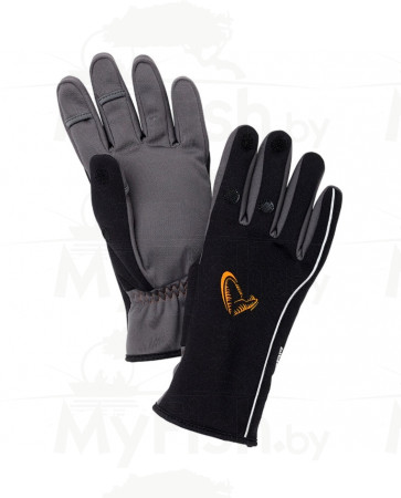 Перчатки Savage Gear Softshell Winter Glove Black, арт.: 76706-STR1-SB