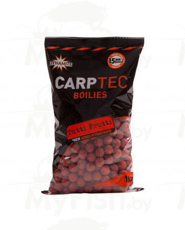 Бойлы тонущие DYNAMITE BAITS Carp-Tec Tutti Frutti 15 мм. 1 кг., арт.: DY1175-NORM