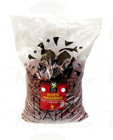 Lion Baits Пеллетс карповый (палтус, цв. -бордовый) 18мм - 15 кг, арт.: LBP-0063