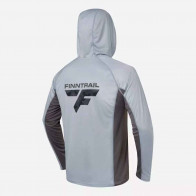 ЛОНГСЛИВ FINNTRAIL WAVE BIG LOGO GREY 