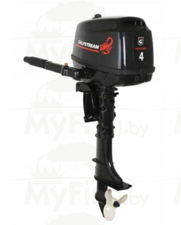 Подвесной 4-х тактный бензиновый лодочный мотор Golfstream F4BMS, арт.: F4BMS-GOLF