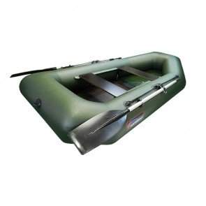 Надувная гребная лодка Hunterboat Хантер 250МЛ, зеленая, арт.: HUNTER250ML-GREEN